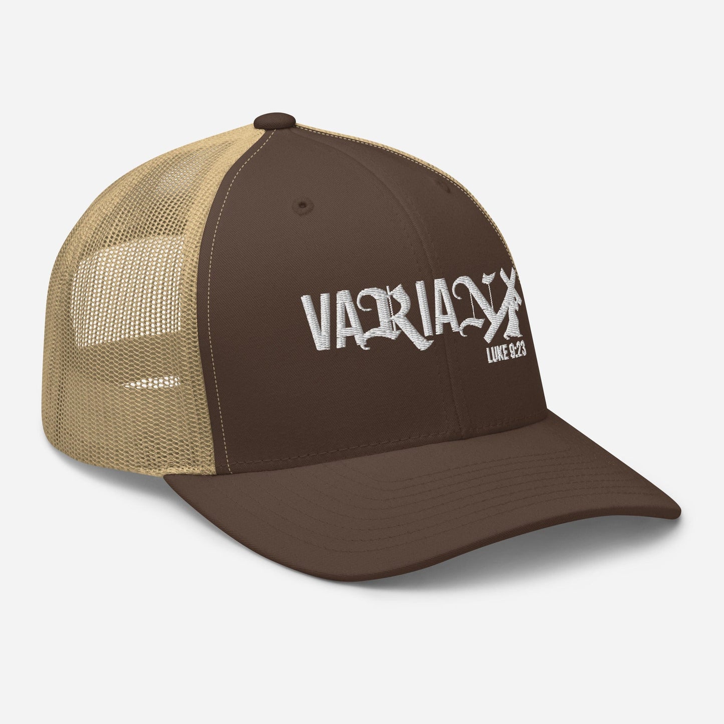Variant of Christ Embroidered Trucker Cap - NEUTRAL
