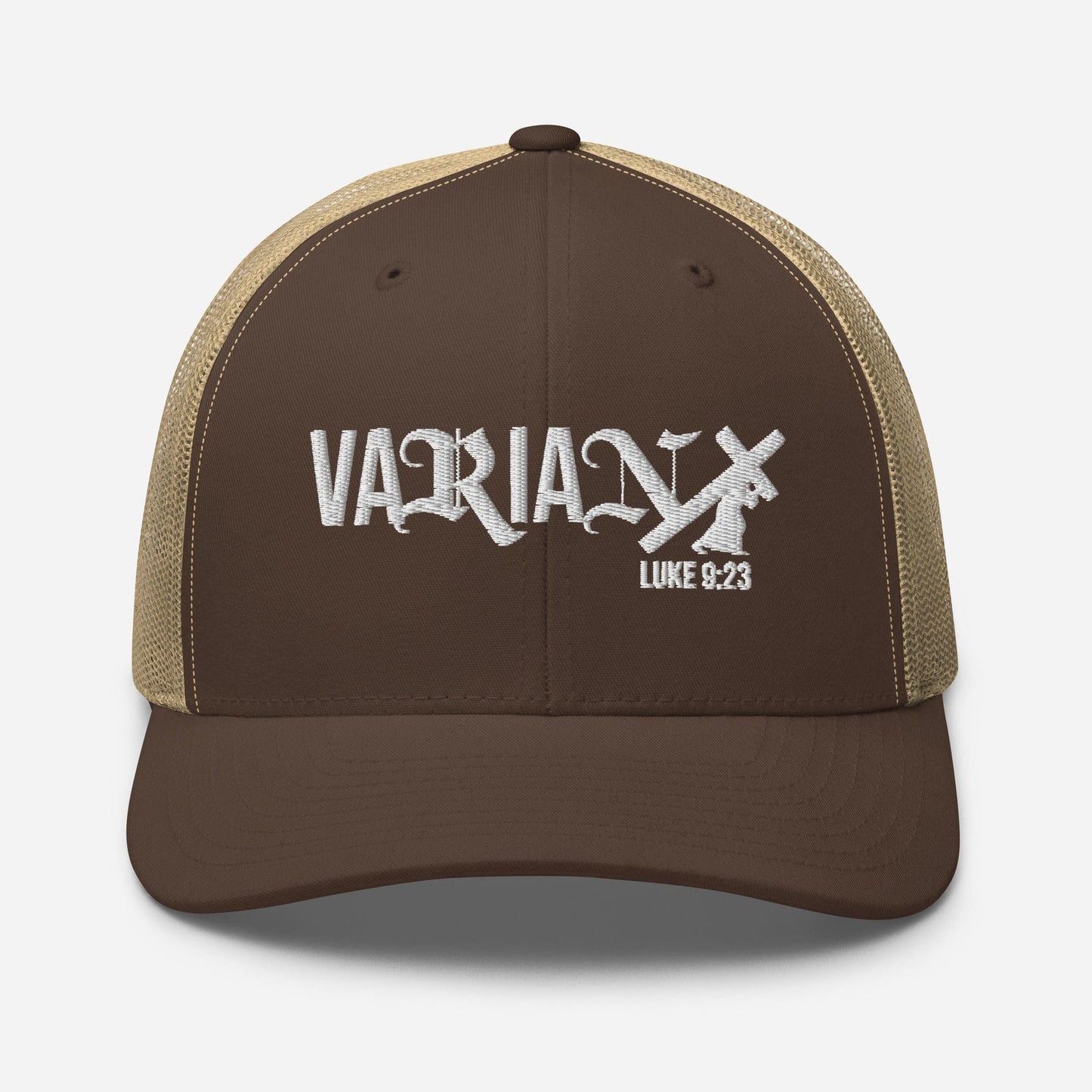 Variant of Christ Embroidered Trucker Cap - NEUTRAL